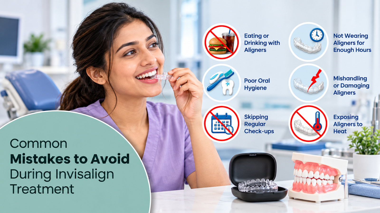 Common Mistakes to Avoid During Invisalign Treatment